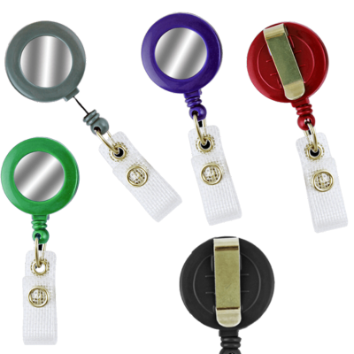 Badge Reels with Belt Clips